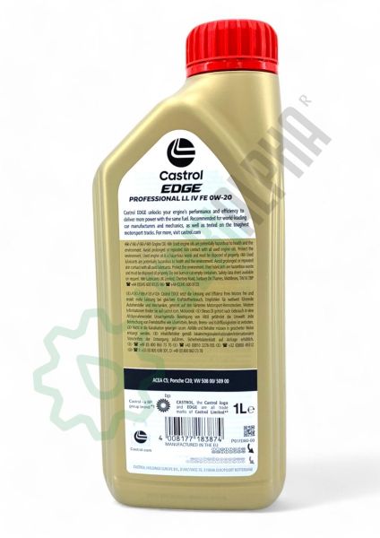 Castrol EDGE 0W-20　FE 8L Óleo de Motor Castrol EDGE Profes V 0W20 Acea C5 Volvo VCC RBS0