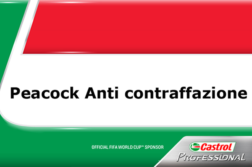 Peacock Anti contraffazione