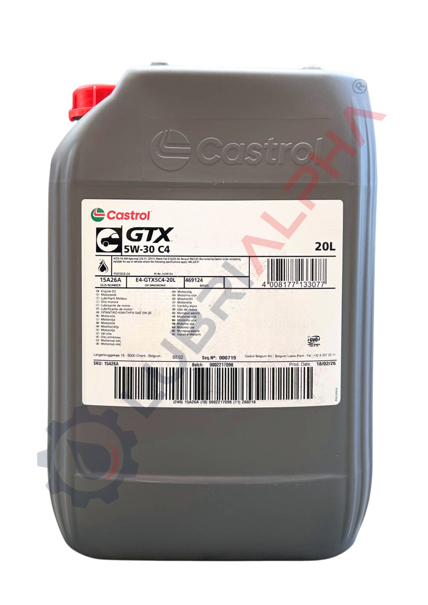 GTX 5W30 C4 20L