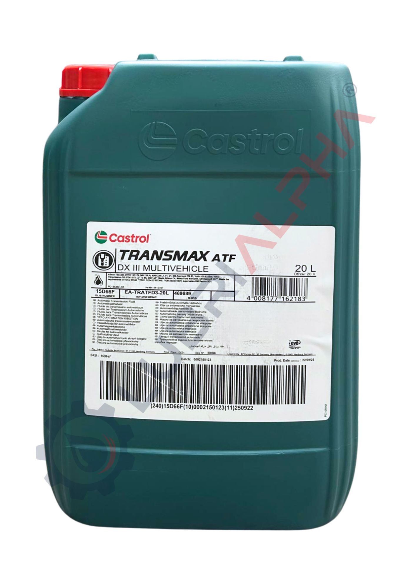 TRANSMAX ATF DX III MV 20L